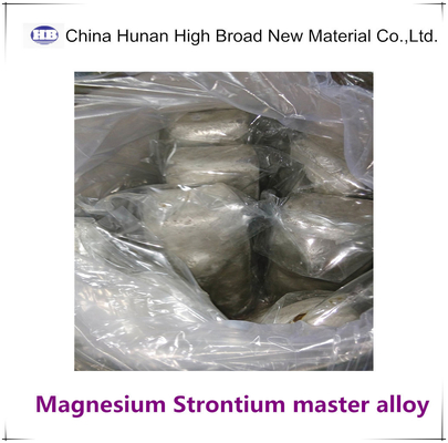 MgSr-Magnesium-Strontium-Vorlagenlegierungen mit unterschiedlichem Verhältnis Magnesium-Sr