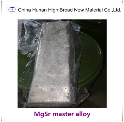 MgSr-Magnesium-Strontium-Vorlagenlegierungen mit unterschiedlichem Verhältnis Magnesium-Sr