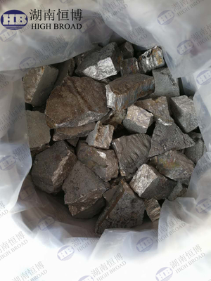 Siliver/grauer Nickel-Magnesium-Vorlagenlegierungs-Barren Ni 14-18% für Nodulariser