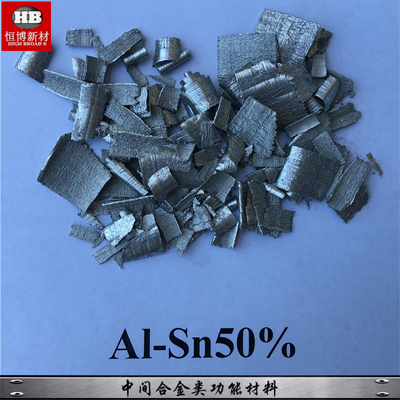 Zufriedene Aluminiumvorlagenlegierung AlSn 50% für Zunahme-Stärke, Duktilität