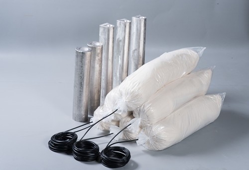 Vorverpackte Magnesiumlegierung Anoden Rohrleitung Korrosionskontrolle Kathodenschutz