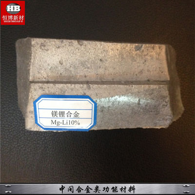 Magnesiumlithium warf Legierung der Barren Magnesium-seltene Erdlegierung MgLi10