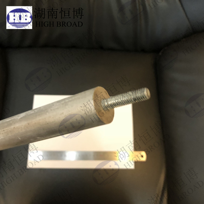 cAST AZ31 Magnesium-Anodenstäbe für Warmwasserbereiter M6 20x250 AZ31B Mg-Stäbe