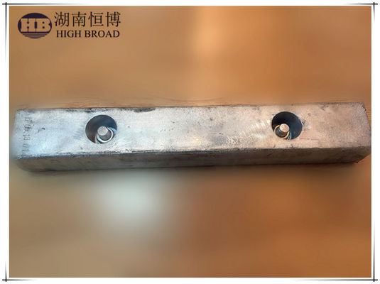 Aluminium-Opferanode für Frischwassertank, Sechskantkopf, 1 NPT-Gewinde, 600 mm, 1,8 kg, Al-Zn-Mg-Legierung, Trinkwasserqualität