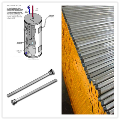 AZ31B-Magnesium-Anoden-Rod For Water Heater Solar-Wasser Heater Parts