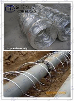 Magnesiumanoden für Untergrund- und Untergrundleitungen Stahlrohre Tanks