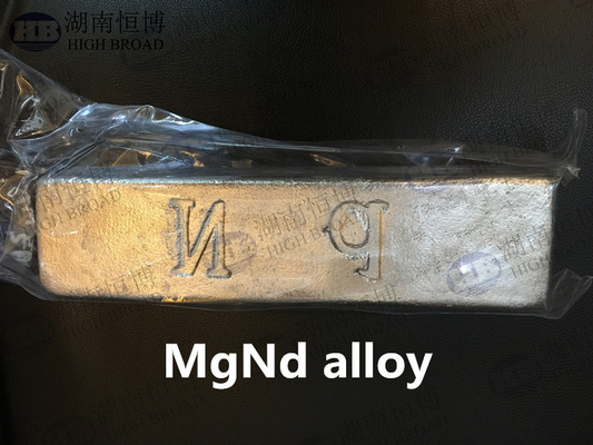 Vorlagenlegierung Magnesium-Neodym MgNd-Legierung verbessern Verlängerungsstärke