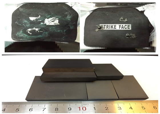 Bor-Karbid-ballistischer Keramikziegel/Silikon-Karbid-Keramikziegel typisch für Kugel-Beweis-Platte