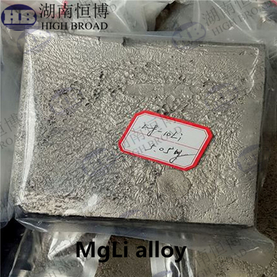 Lithium-Legierungs-Vorlagenlegierung des Magnesium-MgLi10 für Produkte 3C, Militärprojekt, Raum