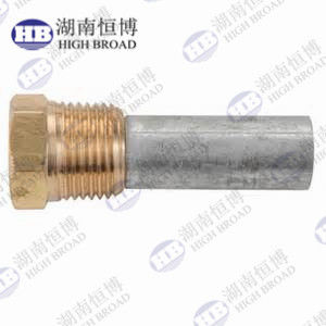 21mm Magnesium Anode Rod 3-Segment Design 900mm Length Bolt-Together for Low-Ceiling Water Heater