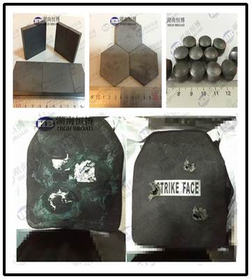 Ballistische Platten verwenden Materialien wie Bor-/Silikon-Karbid-kugelsichere Platten