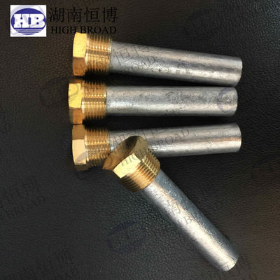 16mm Durchmesser 900mm Länge Aluminiumlegierung flexible Anodenstange mit 3/4 NPT-Gewinde für gewerbliche Warmwasserbereiter