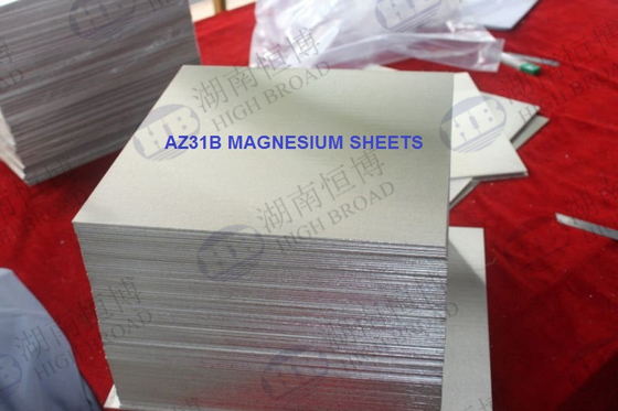 Oberflächenpolierplatten-Material des magnesium-Magnesium-Legierungs-Blatt-Az31 Az31b Az61