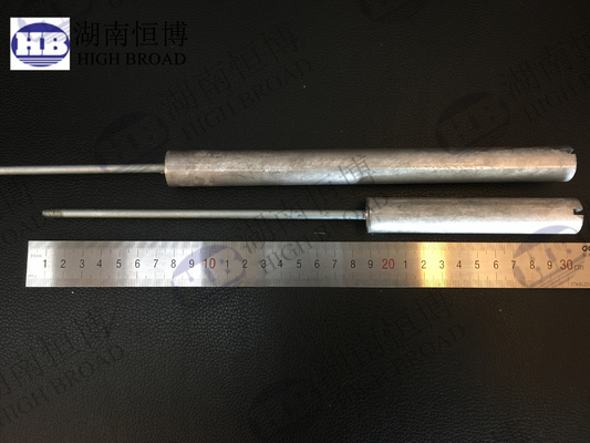 Zink Aluminium AZ63 AZ31 Magnesium Anodenstangen 9mm-26mm Durchmesser Formbar Korrosionsbeständig