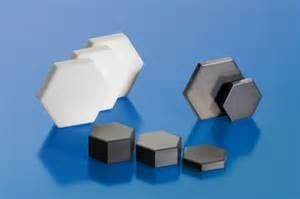 Pressureless Sintered Silicon Carbide Ceramic Tile 50x50x4.1mm Ultra Thin Ballistic Armor Plate