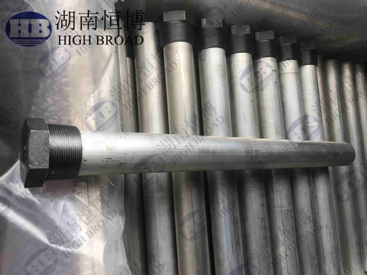 22mm Durchmesser 900mm Länge Magnesium-Anodenstab mit 3/4" NPT-Gewinde zum Schutz von Solarwarmwasserbereitern