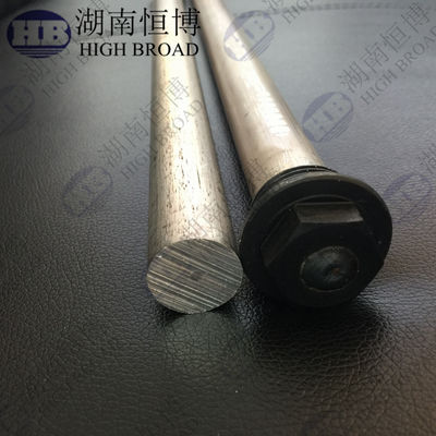22mm Durchmesser 900mm Länge Magnesium-Anodenstab mit 3/4" NPT-Gewinde zum Schutz von Solarwarmwasserbereitern