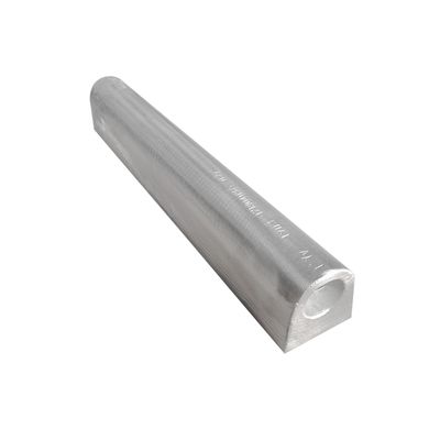 Offshore Platform Aluminum Sacrificial Anode Tubular Type 1500mm 120kg Al-Zn-In Alloy Jacket Structure