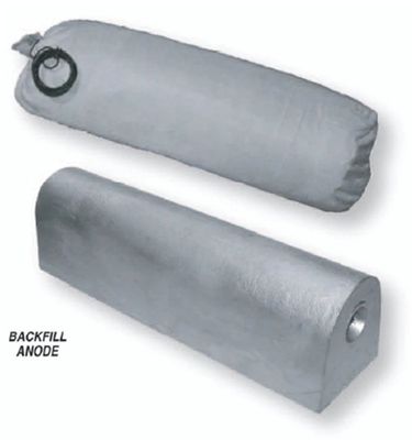 ISO9001-zertifizierte M1C 17 lbs 32 lbs 60 lbs rückverfüllte Anoden mit glatter Oberfläche für den kathodischen Korrosionsschutz von Pipelines