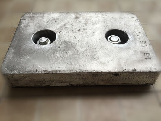 Aluminium-Anoden hohe Korrosionsbeständigkeit Kathodenschutzsystem Offshore-Bohrplattformen, Windkraftanlagen und Hafenanlagen