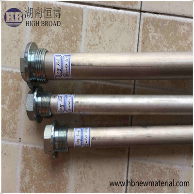 32-Zoll-Magnesium-Anodenstab mit BSP BSPT NPT 3/4"-Gewinde ISO9001:2008-zertifiziert für Warmwasserbereiter