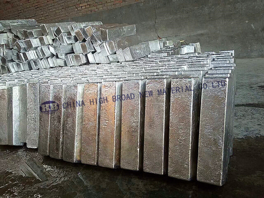 Aluminiumbarren der ytterbium-Magnesium-Vorlagenlegierungs-AlYb10 werden weltweit benutzt