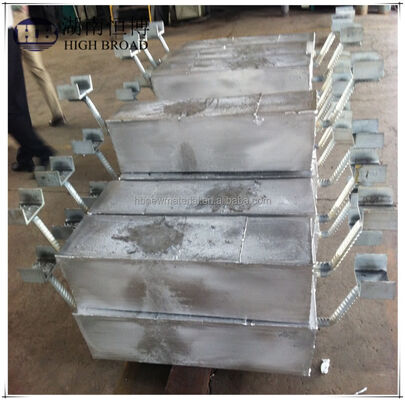 Unterirdisches Pipeline-Aluminium-Opferanoden-Füllpaket 1200 mm 25 kg Al-Zn-In-Legierung für kathodischen Korrosionsschutz im Erdreich