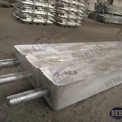 Hochwirksame Al-Zn-In-Cd-Aluminium-Opferanode zur Korrosionsverhütung in Schiffsrümpfen ASTM GAIII-Standard