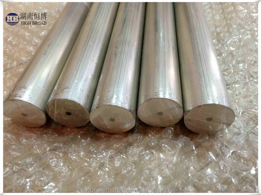 Aluminium-Kern Leichtgewicht Magnesium-Anodenstange 33 Zoll 0,75 Zoll Durchmesser für Luft- und Raumfahrt-Präzisionswassersysteme