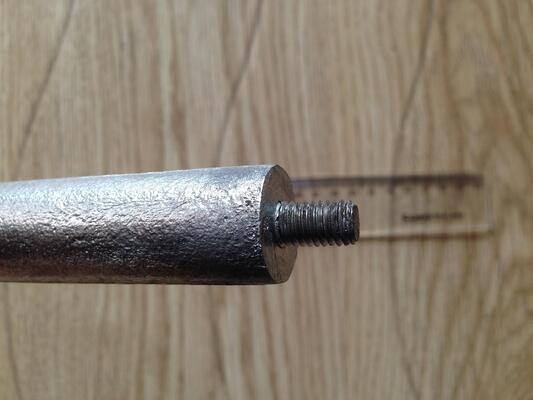 Hochschlagfeste Magnesium-Anodenstäbe Stäbe mit oder ohne Stahlstecker Langlebige Korrosionsschutzlösungen