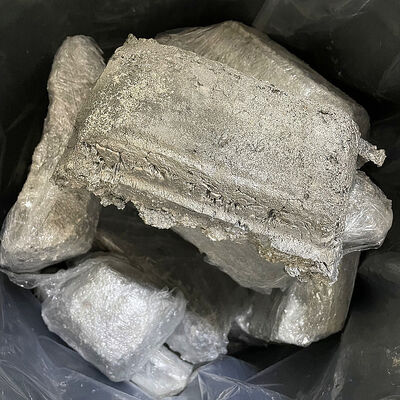 Aluminium-Wolfram AlW20 Masterlegierung 20% W-Gehalt Barren zur Kornfeinung