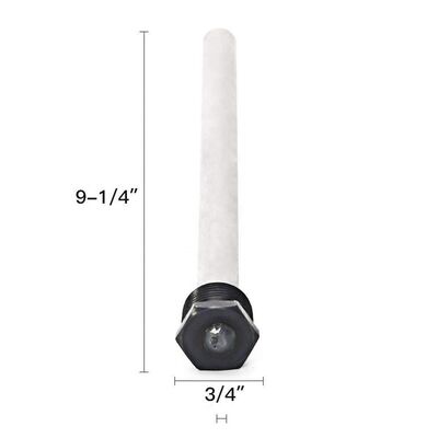 18 mm Durchmesser 350 mm Länge Kompakte Magnesium-Anodenstange für den Schutz der Heizung am Einsatzort