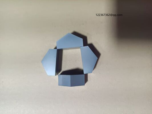 Pressureless Sintered Silicon Carbide Ceramic Tile 100x100x6mm Square Shape Ballistic Armor Plate