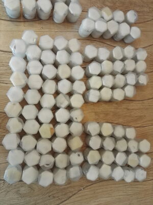 Borkarbid Düse mit M10x1.0 Feinschleim und 50x15mm Kompaktbau für Präzisionssandstrahlen