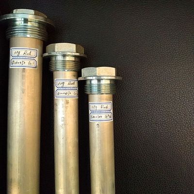 25 mm Aluminiumlegierung Schwerlast-Anodenstange 1 NPT 1200 mm Großschutz für Industrieboiler