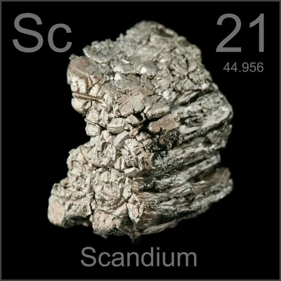 CAS 7440-20-2 Scandium-Metall 99,9 Sc-2,99 g/cm3