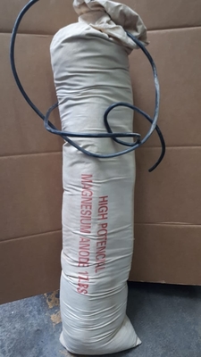 Vorverpackter Magnesium-Sopferanoden-Kathodenschutz mit Backfill und Kabel für unterirdische Rohrleitungen