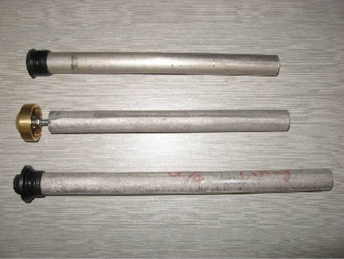 21 mm Aluminiumlegierung 3-Segment Anodenstange 1000 mm Bolt-Together Design für kommerzielle Kessel