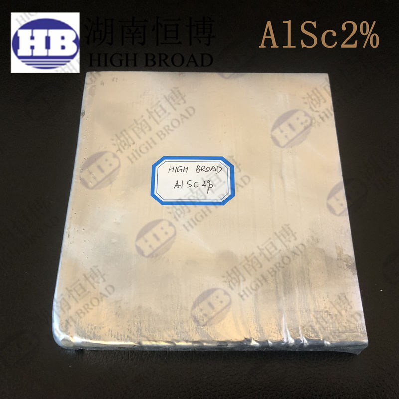 Aerospace Grade Aluminum Scandium Master Alloy with 2% or 5% Scandium Content for High Performance Alloys