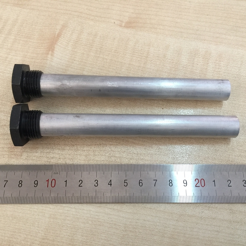 Solarwasserbereiter für den gewerblichen Gebrauch Magnesium-Anodenstangen Korrosionsbeständigkeit NPT-Schraubtyp