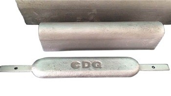 Einfach zu installieren Opferanode für langlebigen Schutz ASTM / ISO Standard AZ / HP Legierung Inhalt