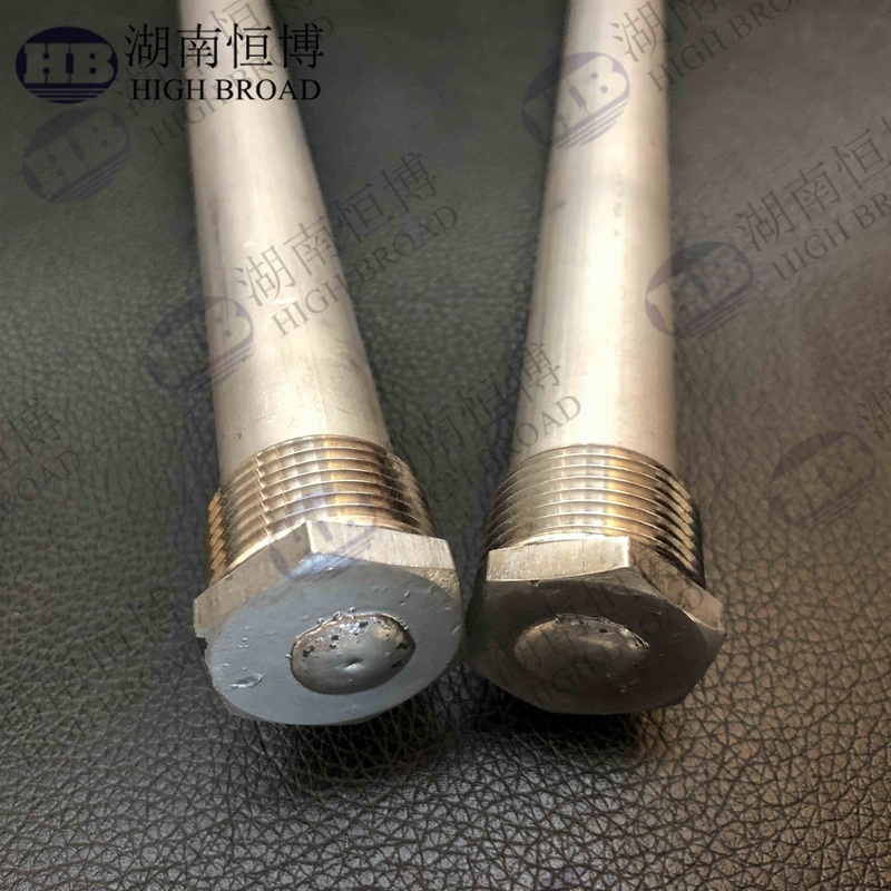Marine Grade Magnesium Anode Rod 42 Inch 5/8 NPT Sacrificial Protection for Saltwater Boat Yacht Water Heater