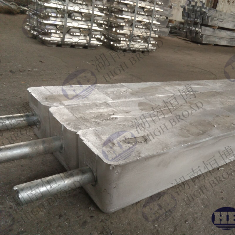 Hochwirksame Al-Zn-In-Cd-Aluminium-Opferanode zur Korrosionsverhütung in Schiffsrümpfen ASTM GAIII-Standard