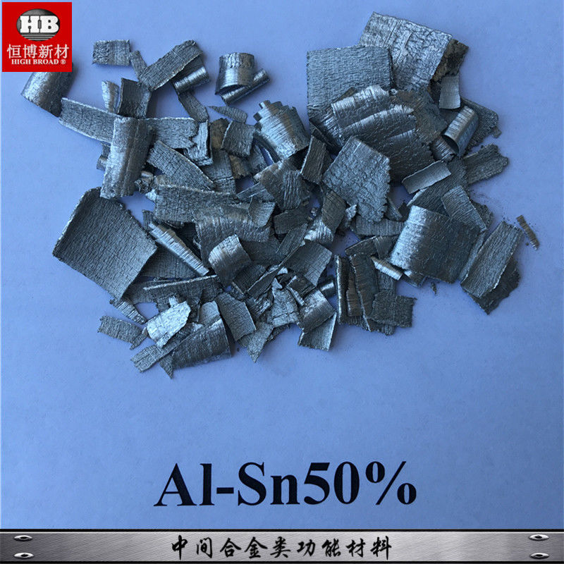 AlSn50% Aluminium-Zinn-Masterlegierungschips zur Kornverfeinerung und verbesserten Aluminiumlegierungseigenschaften