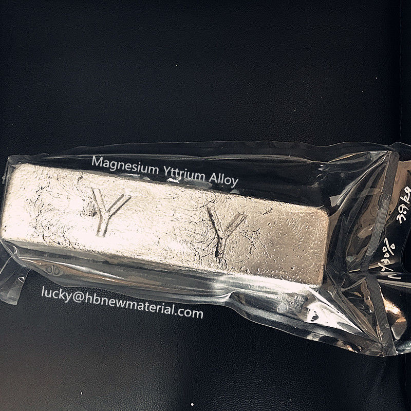 Magnesium Yttrium MgY30 MgY25 Master Alloy Ingot Grain Refiner für die Luft- und Raumfahrt Automotive Magnesium Gießen